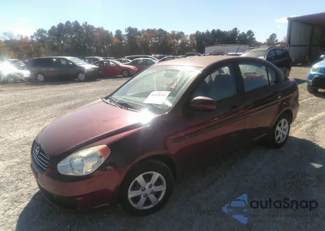 2010 Hyundai Accent Gls z USA, uszkodzony, nr VIN KMHCN4AC7AU483622
